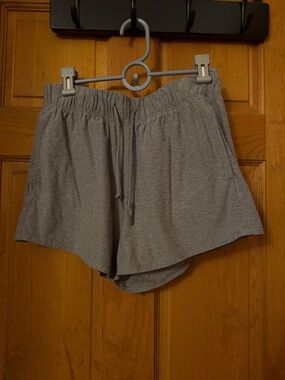 Athletic Works Heather Gray Drawstring Athletic Shorts